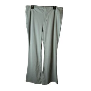 HALARA Women's Elegant Light Gray Flare Pants